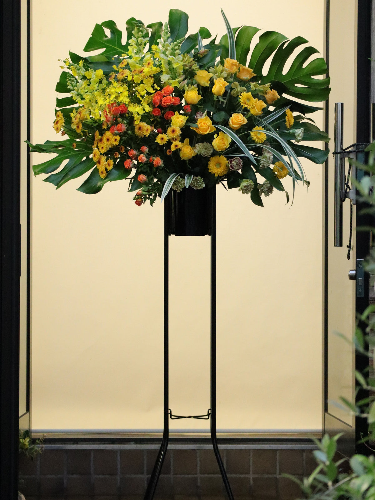 フラワースタンド1段「スタイリッシュビタミンカラースタイル」