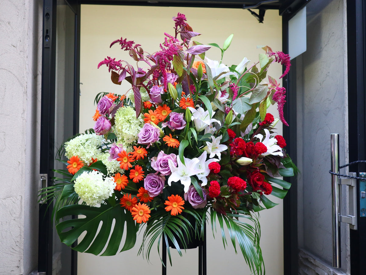 フラワースタンド段 「デザイナーお任せデラックススタイル」