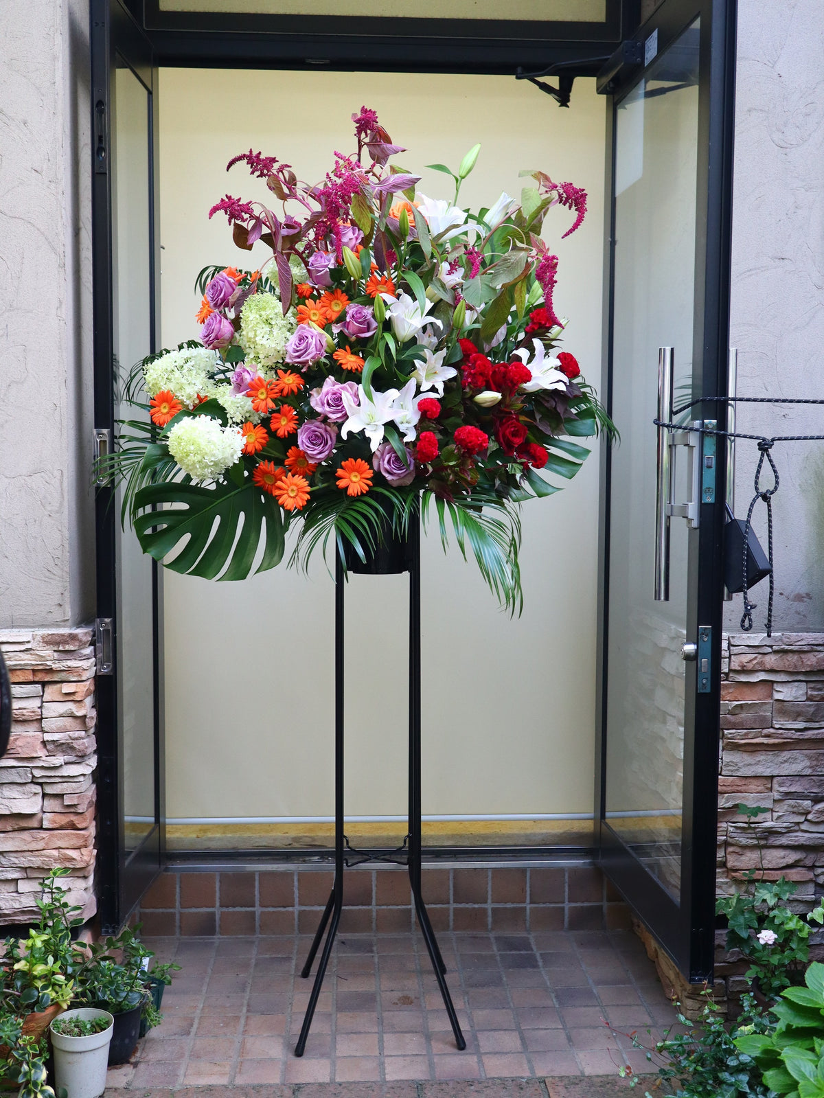 フラワースタンド段 「デザイナーお任せデラックススタイル」