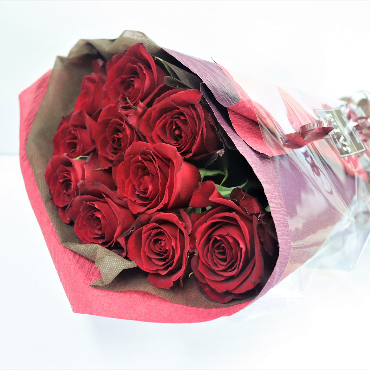 marin2017さま売約済み 帯留め〈赤いバラの花束〉-