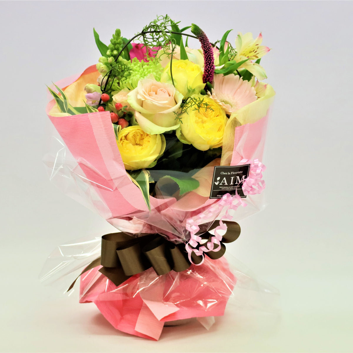 プリティピンクの花束