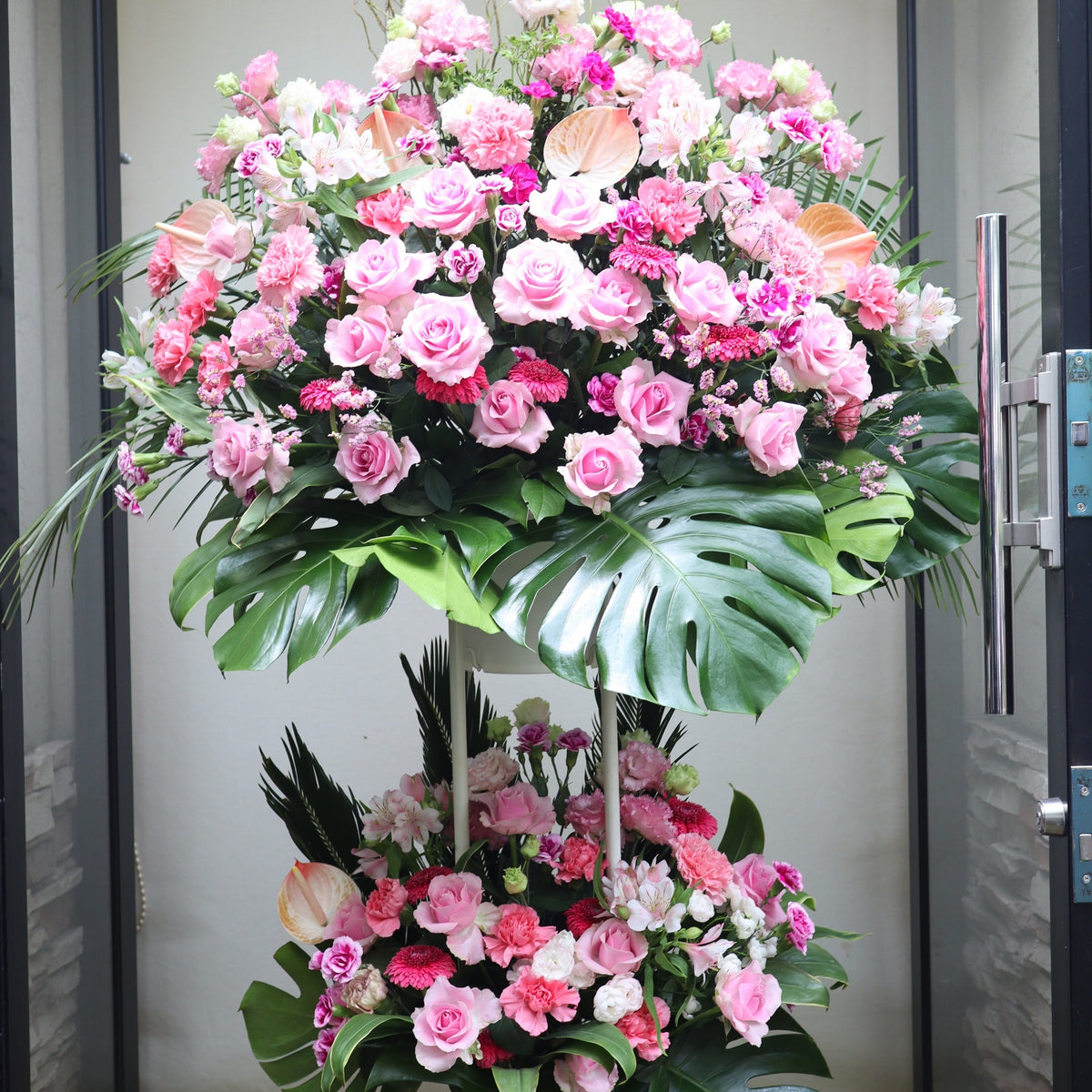 美品 イングリッシュローズ みなとのてんらんかい 花柄 ジャケット 2 フラワー イングリッシュ・ローズ（English Roses）花束 - English Garden